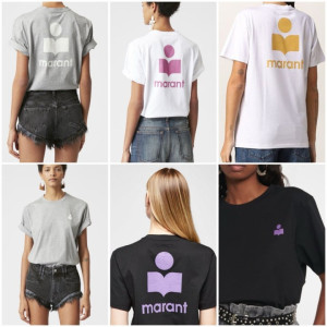 ISABEL MARANT 이자벨마랑 즈웰 코튼 반팔 티셔츠