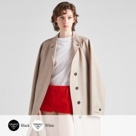 PRADA 프라다 트라이앵글 패브릭 패치 티셔츠 2COLOR