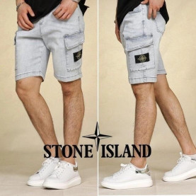 STONE ISLAND 스톤아일랜드 카고 청 반바지