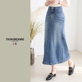 THOM BROWNE 톰브라운 롱 청스커트