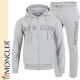 MONCLER 몽클레어 가죽 레터링 로고 후드집업 셋트