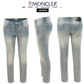MONCLER 몽클레어 블랙탭 엠보 워싱 슬림 일자진