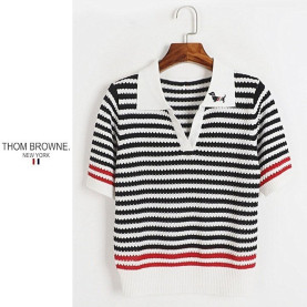 THOM BROWNE 톰브라운 펀칭 퍼피포인트 카라티 2COLOR