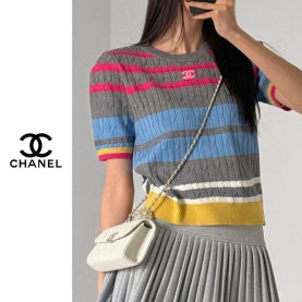 ●4월 판매 7위● CHANEL 샤넬 넬타 칼라 니트 2COLOR