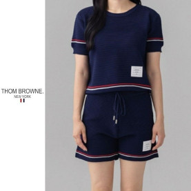 THOM BROWNE 톰브라운 삼선 반팔 반바지세트 2COLOR