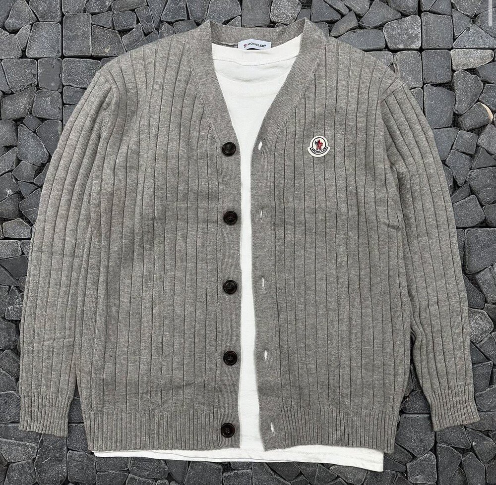 MONCLER 몽클레어 캐시 골지 니트 가디건 2COLOR