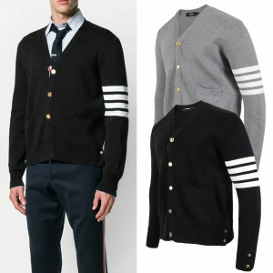 THOM BROWNE 톰브라운 톰브라운 사선 골드버튼 울 가디건
