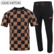 LOUIS VUITTON 루이비통 컬러 다미 나염 반팔 긴바지 셋트