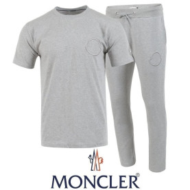 MONCLER 몽클레어 자수 로고 반팔 긴바지 셋트