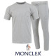 MONCLER 몽클레어 자수 로고 반팔 긴바지 셋트