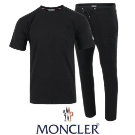 MONCLER 몽클레어 자수 로고 반팔 긴바지 셋트