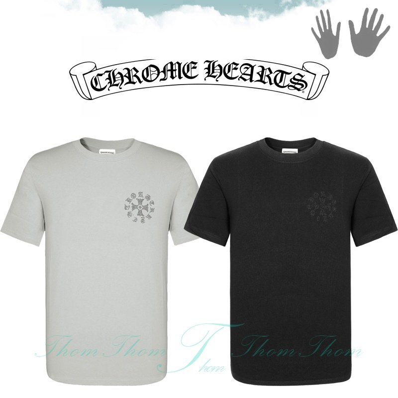 CHROME HEARTS 크롬하츠 큐빅 반팔티