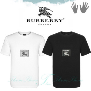 BURBERRY 버버리 기사패치 라운드 반팔티