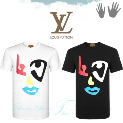 LOUIS VUITTON 루이비통 얼굴 라운드티