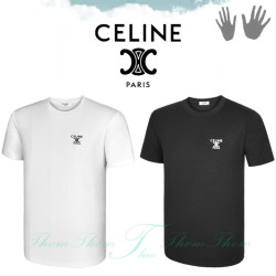CELINE 셀린느 로고 라운드티