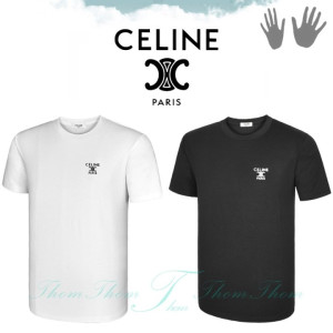 CELINE 셀린느 로고 라운드티