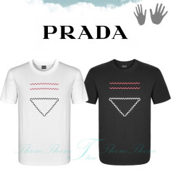 PRADA 프라다 라운드 반팔