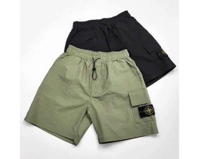STONE ISLAND 스톤아일랜드 하프 카고 조인트 반바지