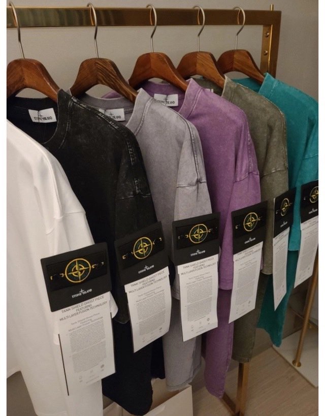 STONE ISLAND 스톤아일랜드 빈티지 피그먼트 반팔