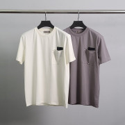 BOTTEGA VENETA 보테가베네타 레더패치포켓 반팔티