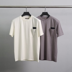 BOTTEGA VENETA 보테가베네타 레더패치포켓 반팔티