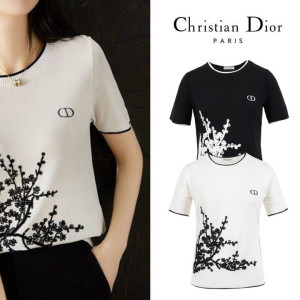 DIOR 디올 트리자수 반팔 니트