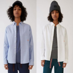 ACNE STUDIOS 아크네스튜디오 마이크로패치 옥스포드셔츠