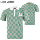 LOUIS VUITTON 루이비통 자수 전판 나염 카라 반팔티 2COLOR