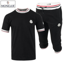 MONCLER 몽클레어 삼선 시보리 반팔 & 7부 셋트