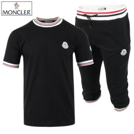 MONCLER 몽클레어 삼선 시보리 반팔 & 7부 셋트