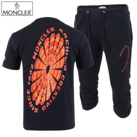 MONCLER 몽클레어 플라워 나염 반팔 & 7부 세트