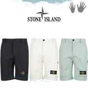 STONE ISLAND 스톤아일랜드 하프 밴딩 빅포켓 카고 반바지