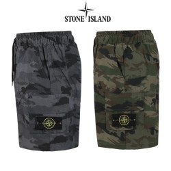 STONE ISLAND 스톤아일랜드 카모 하프 카고 반바지