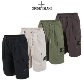 STONE ISLAND 스톤아일랜드 버뮤다 7부 카고 반바지