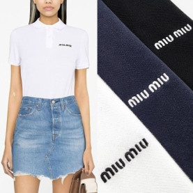 MIUMIU 미우미우 PK카라 반팔