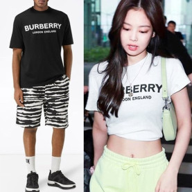 BURBERRY 버버리 영문로고 반팔