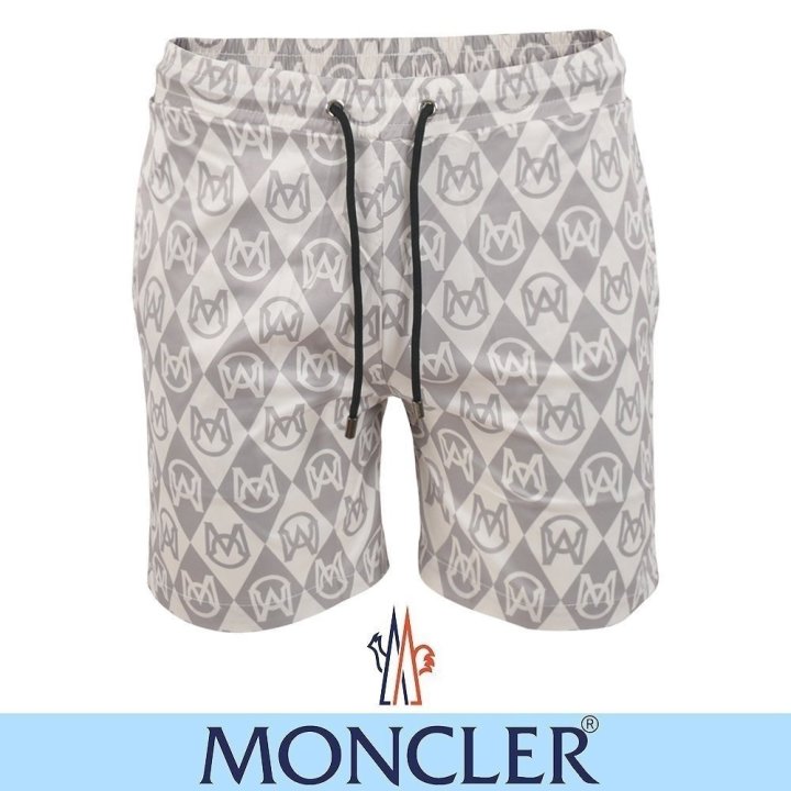 MONCLER 몽클레어 M 로고 나염 스윔 팬츠