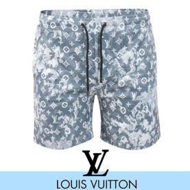 LOUIS VUITTON 루이비통 LV 로고 나염 스윔 팬츠