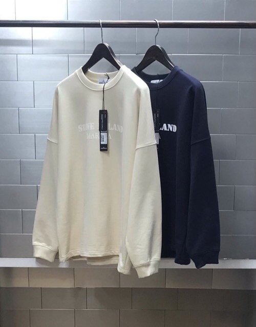 STONE ISLAND 스톤아일랜드 마리나 크루넥 스웻셔츠