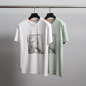 HERMES 에르메스 체인 라운드 반팔티