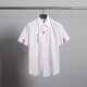 THOM BROWNE 톰브라운 히든삼선 스트라이프 반팔 셔츠