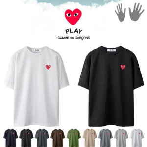 COMME DES GARCONS 꼼데가르송 레드 오버핏 라운드 반팔 11COLOR
