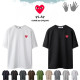 COMME DES GARCONS 꼼데가르송 레드 오버핏 라운드 반팔 11COLOR