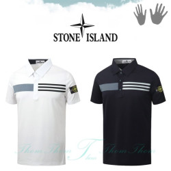 STONE ISLAND 스톤아일랜드 펠로이 카라 반팔