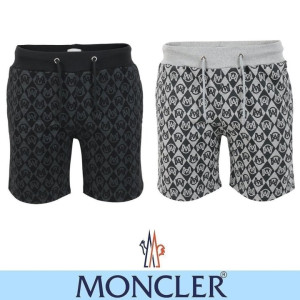 MONCLER 몽클레어 더블로고 전판 나염 반바지