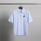 COMME DES GARCONS 꼼데가르송 화이트와펜 스트라이프 반팔 셔츠