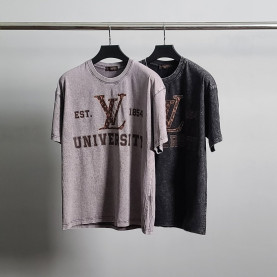 LOUIS VUITTON 모노 유니버시티 피그먼트 반팔티