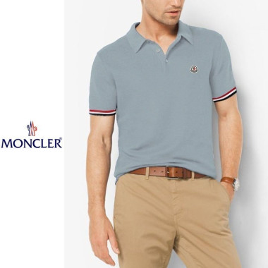 MONCLER 몽클레어 팔 삼선 라인 카라넥 쿨 니트 4COLOR