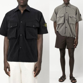 STONE ISLAND 스톤아일랜드 윈드 반팔셔츠