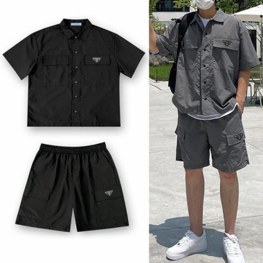 PRADA 프라다 나일론 셋업